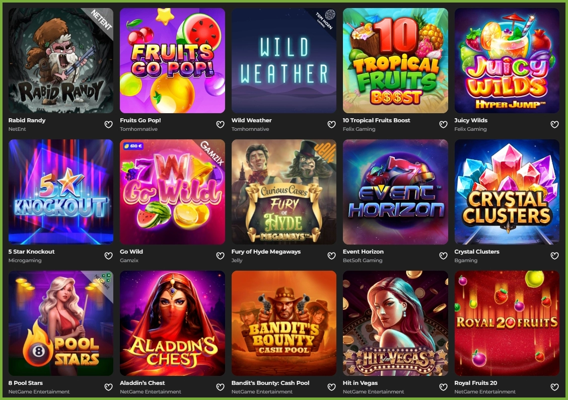 Profitieren Sie von der großen Spielautomaten-Vielfalt bei Capospin